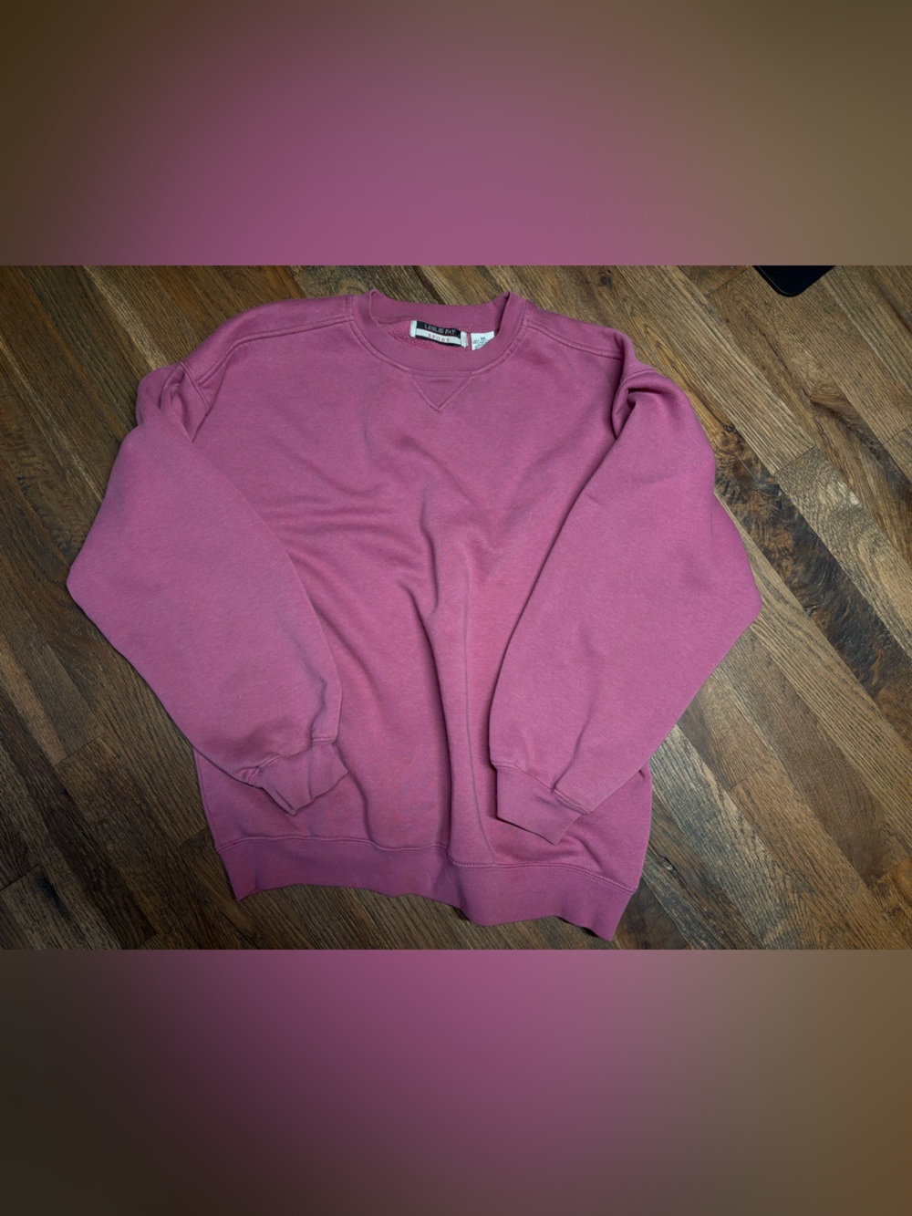 Vintage Mauve-Pink Crewneck Sweatshirt